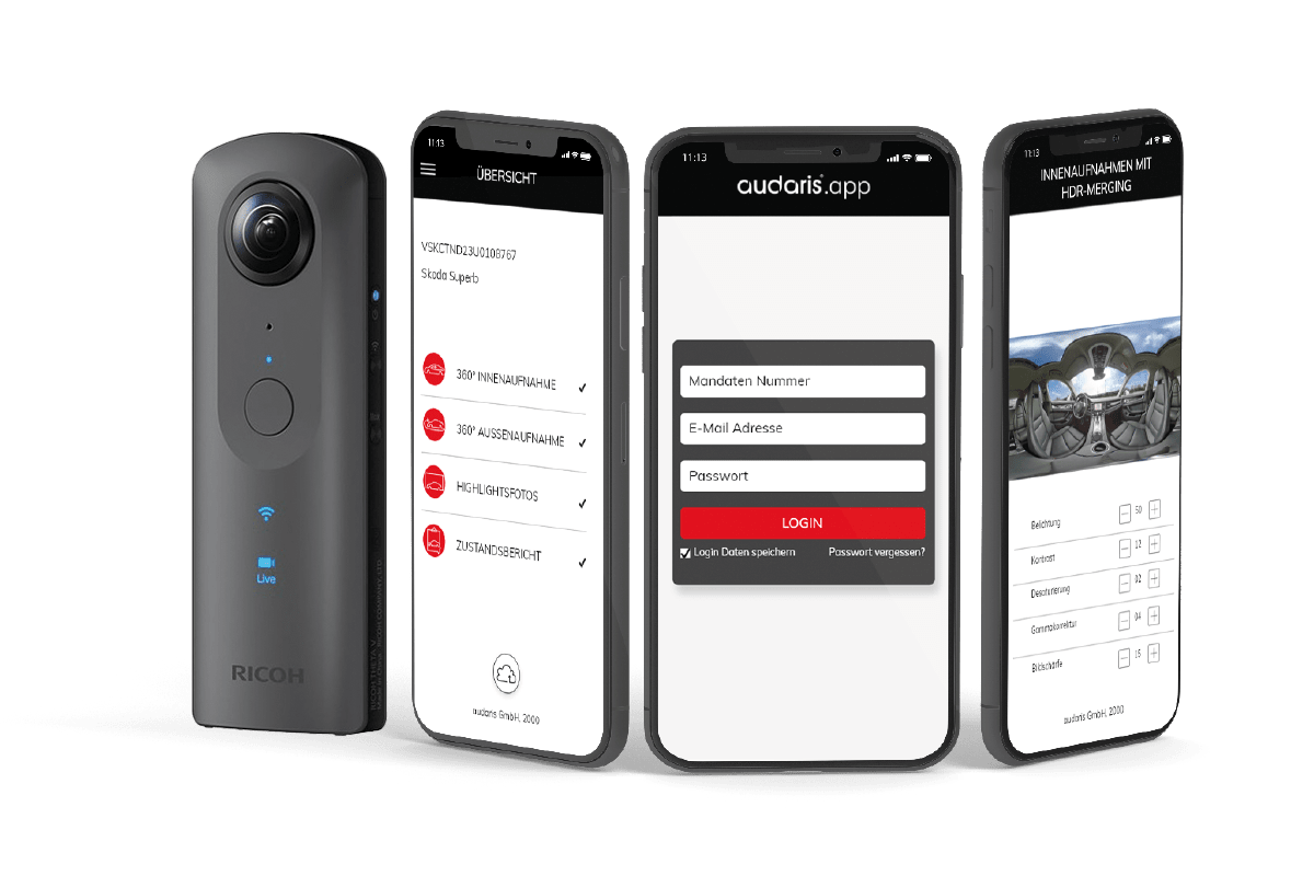 360 Grad Bilder mit der Audaris App