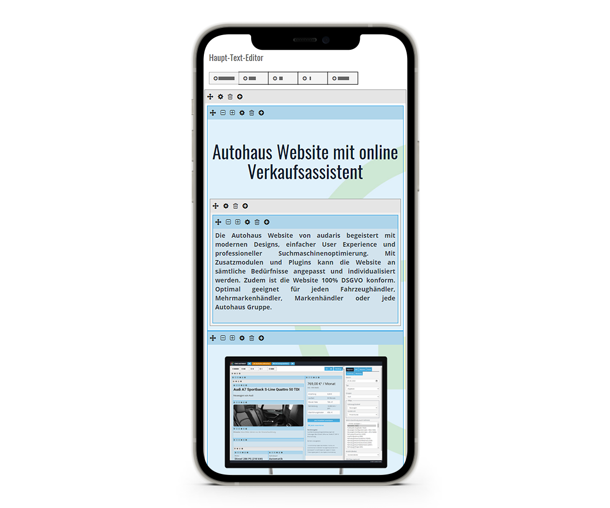 Webseite pflegen mit CMS von audaris