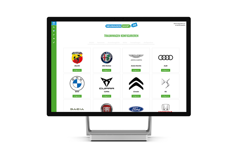 Neuwagen-Konfigurator mit Autovista Fahrzeugdaten