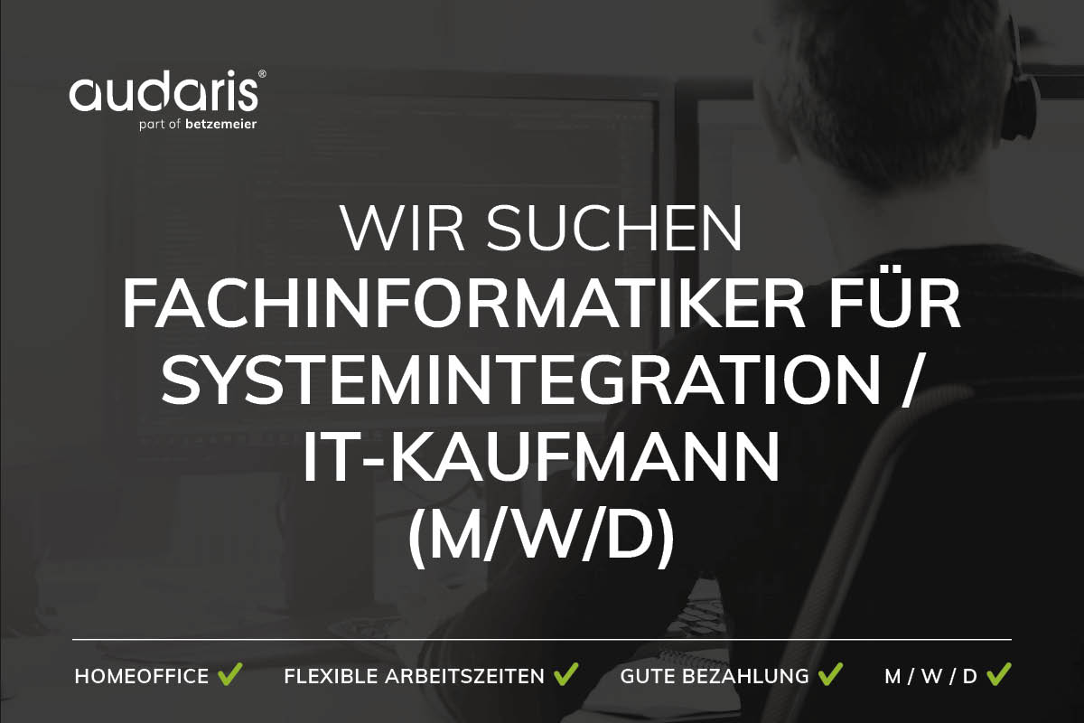 Fachinformatiker für Systemintegration / IT-Kaufmann (m/w/d)