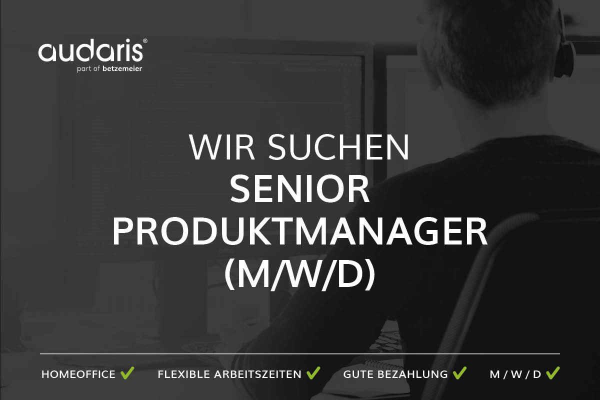 Senior Produktmanager in der Softwareentwicklung (m/w/d)