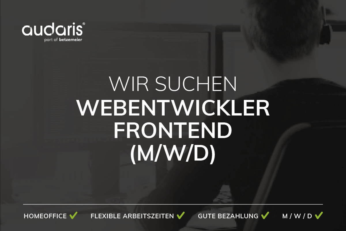 Webentwickler für Frontend  (m/w/d)