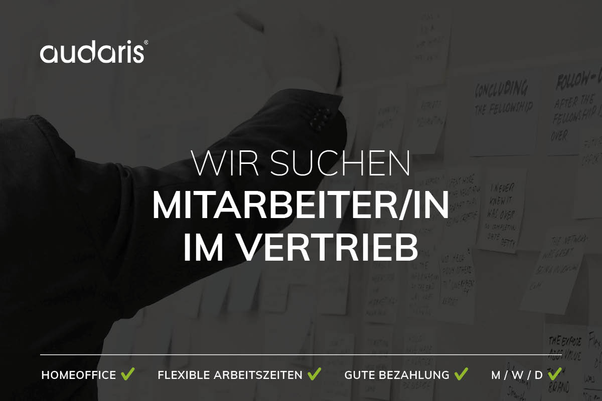 Jobangebot Mitarbeiter/in im Vertrieb audaris GmbH