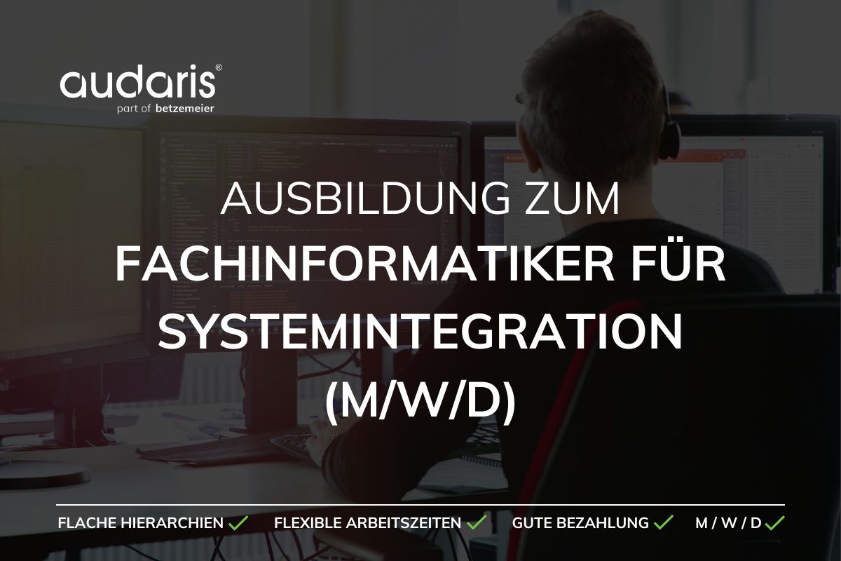 Ausbildung zum Fachinformatiker für Systemintegration (m/w/d)