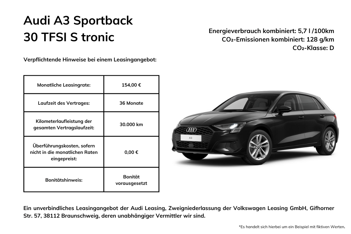 Leasingangebot Beispiel