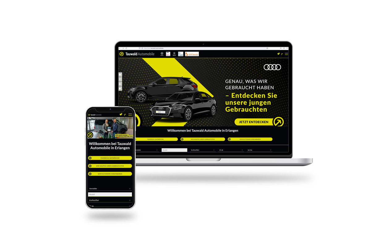 Online Präsenz für Autohäuser