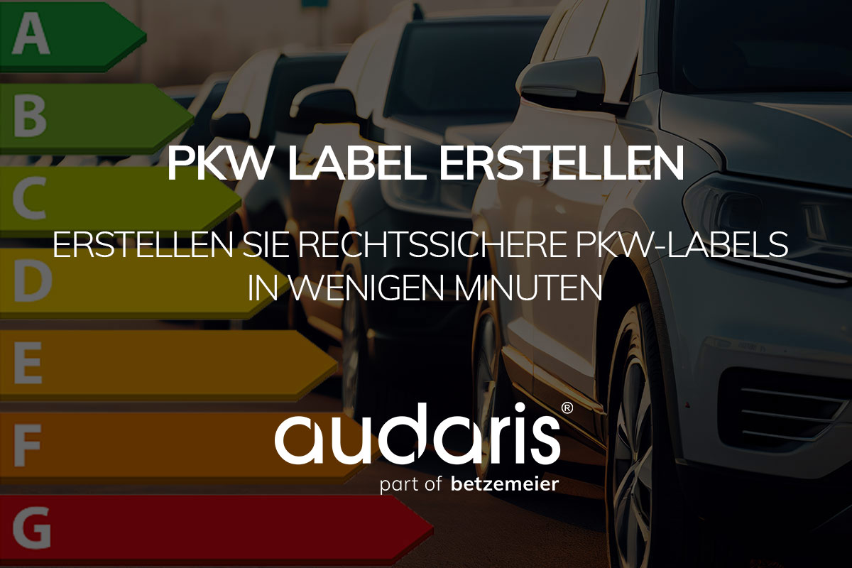 Bild zeigt das Titelbild PKW-Label