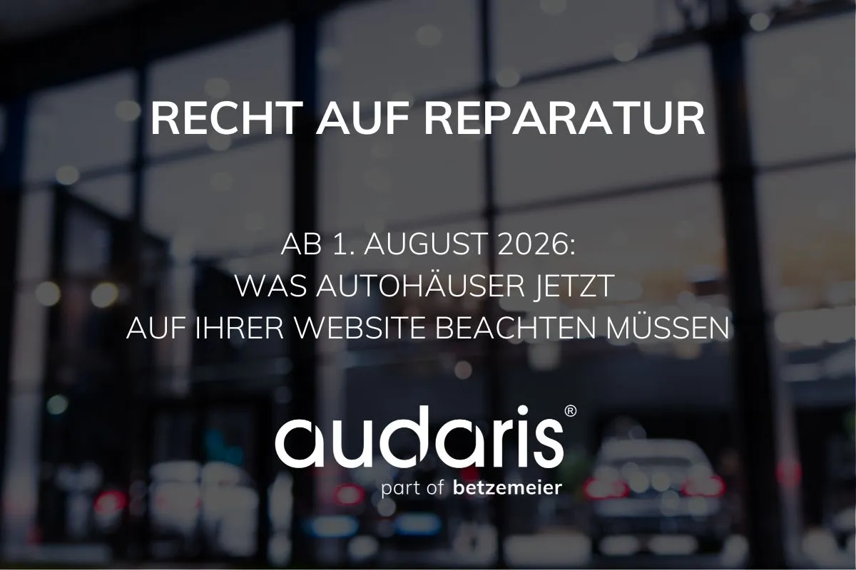 Titelbild Recht auf Reparatur